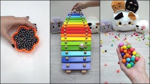 Oddly satisfying Reverse video. Colorful Relaxing Compilation. No talking, no music