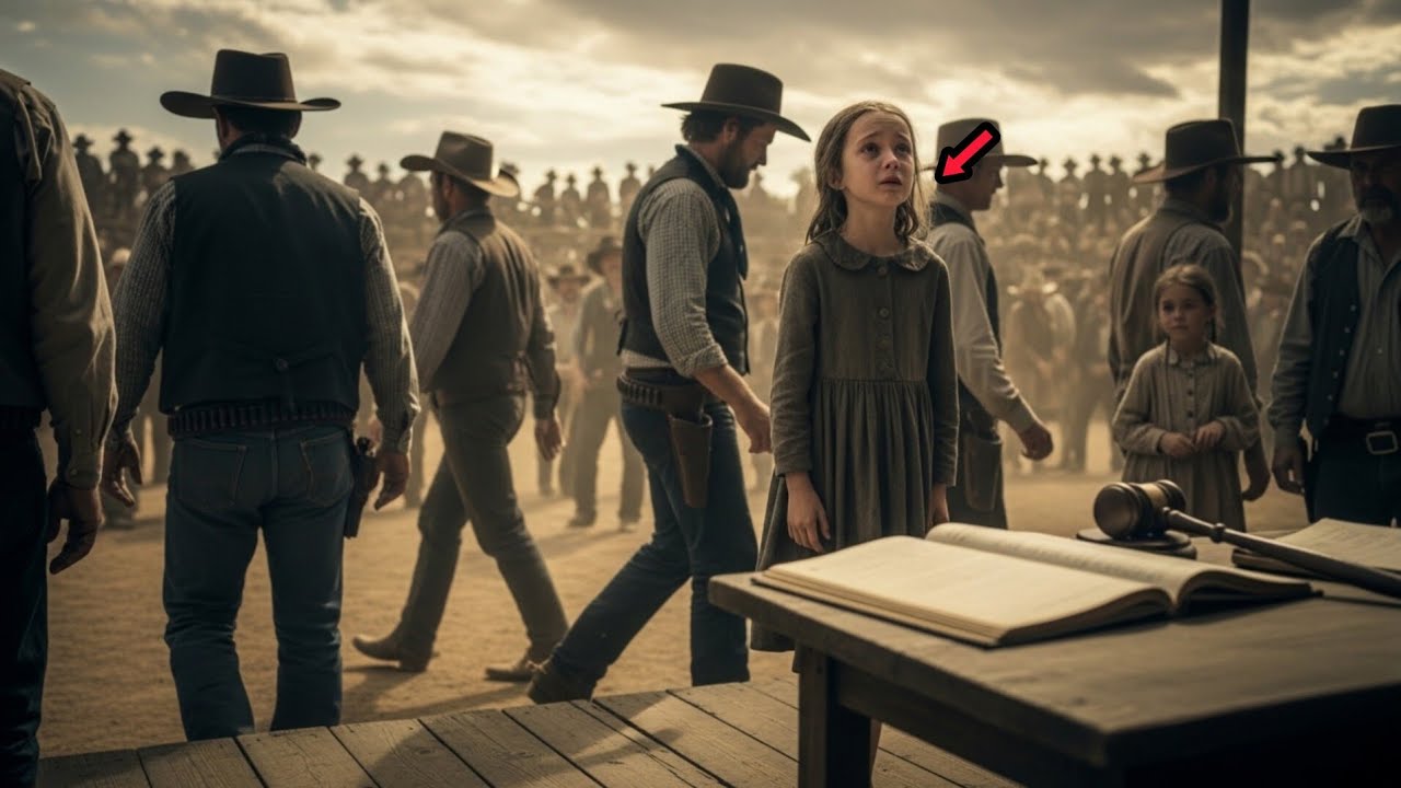 “Nobody Wanted the Orphan Girl… Until a Silent Cowboy Raised His Hand”