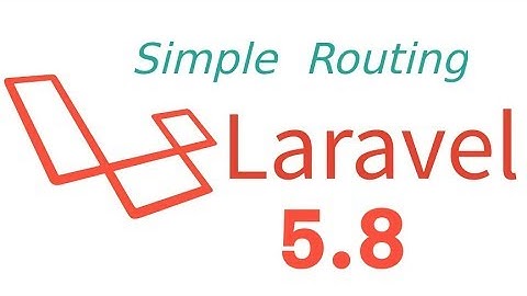 Laravel 5.8 tutorial #3 - simple routing