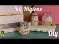 Kit Higiene Bebê feito com material reciclado | Potes de Vidro