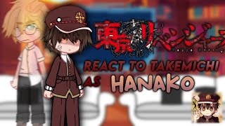 Tokyo Revengers react to Takemichi as Hanako || cringe sorry 💀 || Gacha art