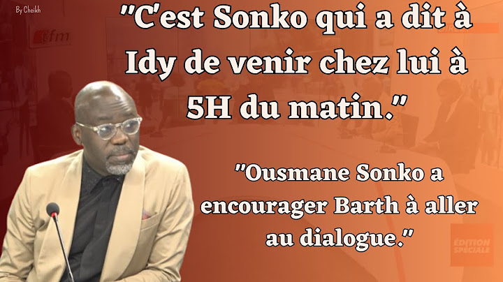 Cheikh Yérim : "C'est Sonko qui a dit à Idy de venir chez lui à 5H du matin"