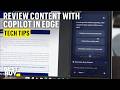 Review Your Content in Your Browser with Help from Copilot in Edge – Tech Tips from Best Buy