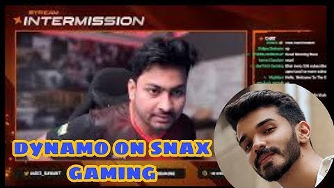 dynamo talk about snax gaming || hydra dynamo about snax in live stream