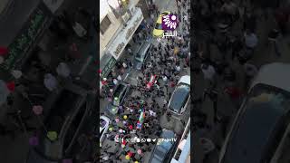 تشييع جثامين الشهداء السبعة الذين ارتقوا برصاص الاحتلال في طولكرم خلال عدوانها على المدينة والمخيم