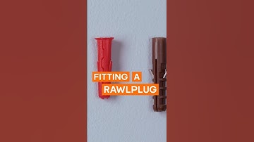 How to fit a rawl plug 🔩🪛 #DIYtips #Howto #BandQ