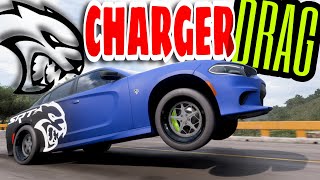 FORZA HORIZON 5 - DODGE CHARGER HELLCAT DRAG - (HOW TO 4k LAUNCH)