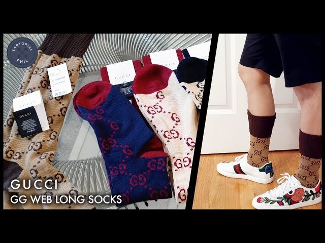 GG Web Long Socks: Detailed review & try-on - YouTube