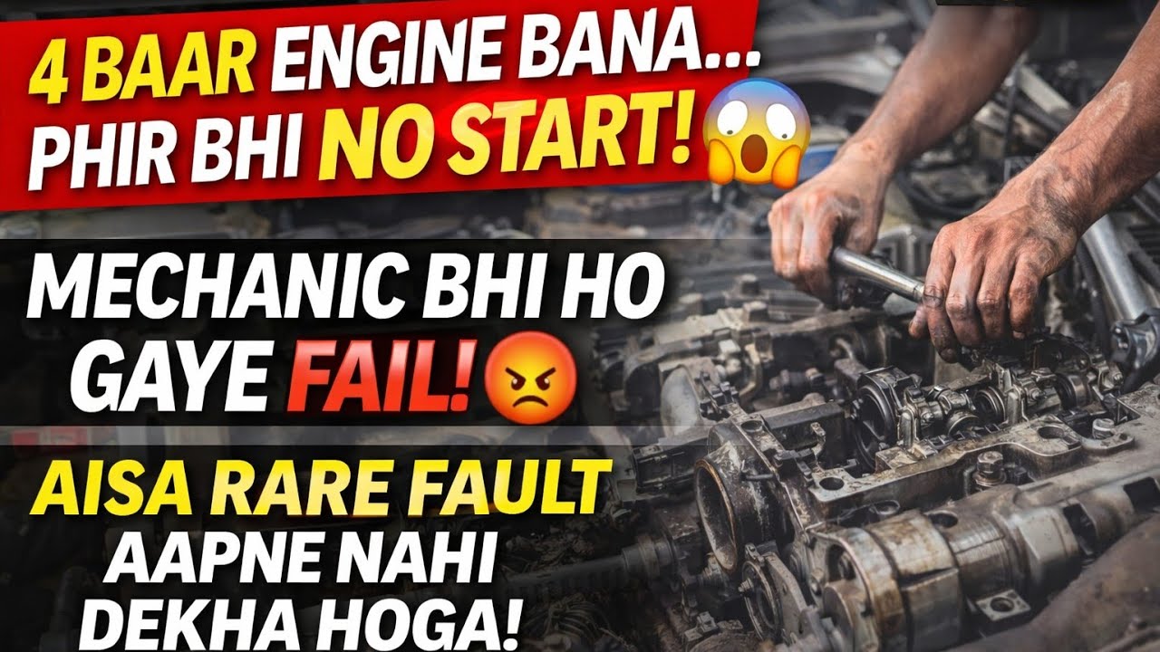 Hyundai Xcent // i20 // creta // grand i 10 // engine not start // ultimate fault // engine overhaul