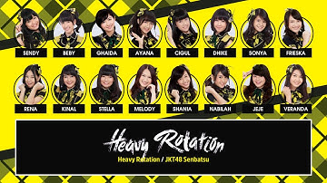 JKT48 – Heavy Rotation [Color Coded Lyrics ID/JP/EN]