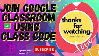 How to Join Google Classroom with Class Code