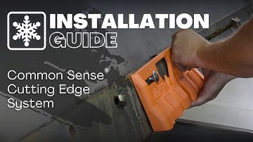 Common Sense® Steel Snow Plow Blade System Installation