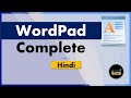 Complete WordPad Tutorial in Hindi