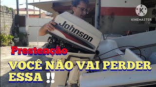 VOCÊ NÃO VAI ACREDITAR - JOHNSON 30HP 1998 -