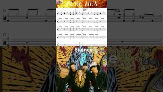 Pure Hex - Silence  #drumscore #drumsheetmusic #drumtranscription #music #transcription