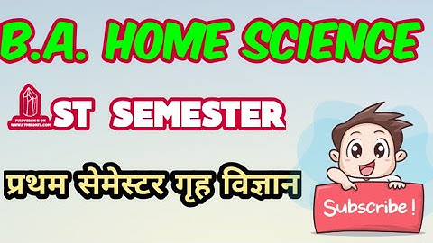 Live classes B.A. Semester-1st home science //fundamentals of nutrition 2023 very important video