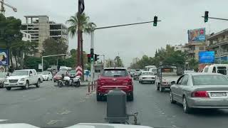 Damascus, Syria : Driving trough the city of Damascus - May 2023