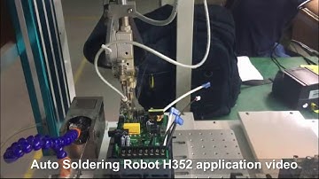 1clicksmt Automatic Soldering Robot H352 application video