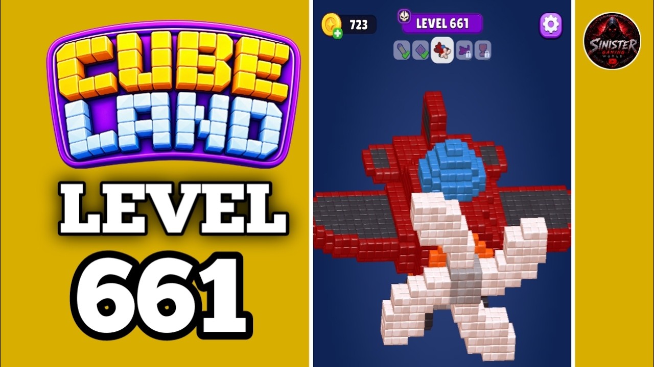 Cube Land Puzzle Level 661 Walkthrough Solution - YouTube