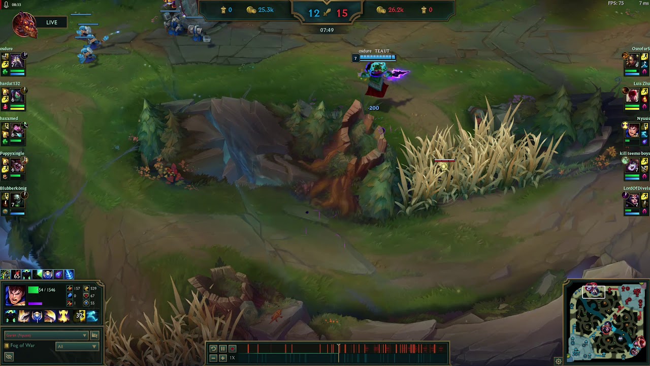 URF - Pre-Rework Garen, 2019 Feburary. (CRAZY GAME!) - YouTube