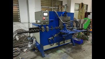 Automatic Bucket Handle Making Machine with plastic tube