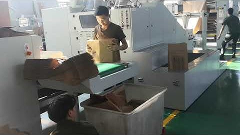 SQUARE BOTTOM PAPER BAG MACHINE WITH 4 COLORS PRINTER ONLINE