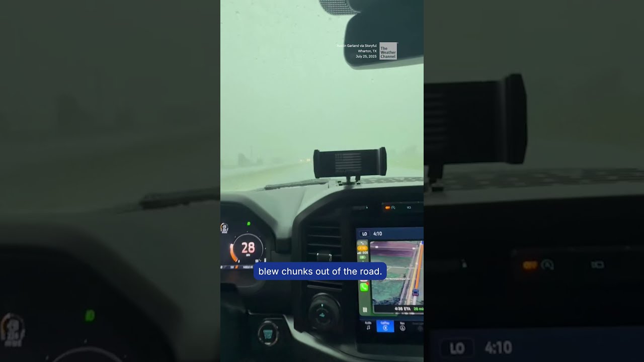 Jaw Dropping Lightning Strike Caught On Video