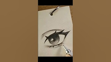 Drawing Anime eyes #drawing #shorts