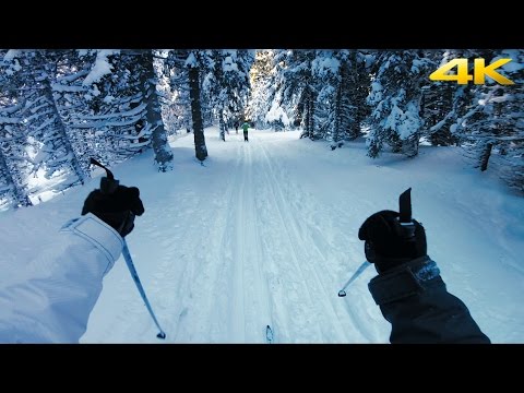 GoPro HERO5 Session: CROSS-COUNTRY SKIING IN 4K (Ultra HD)