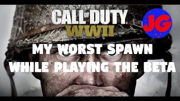 My Worst Spawn During the CoD WWII Beta