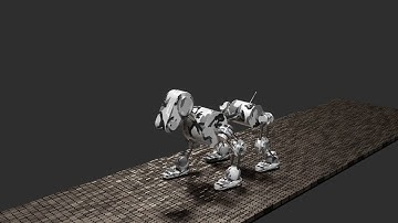 Первая проба анимации в blender 3d