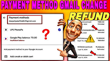 Refund Trick Bgmi | Payment Method Gmail Change | Bgmi Uc Refund Trick | Google Pay Refund Trick
