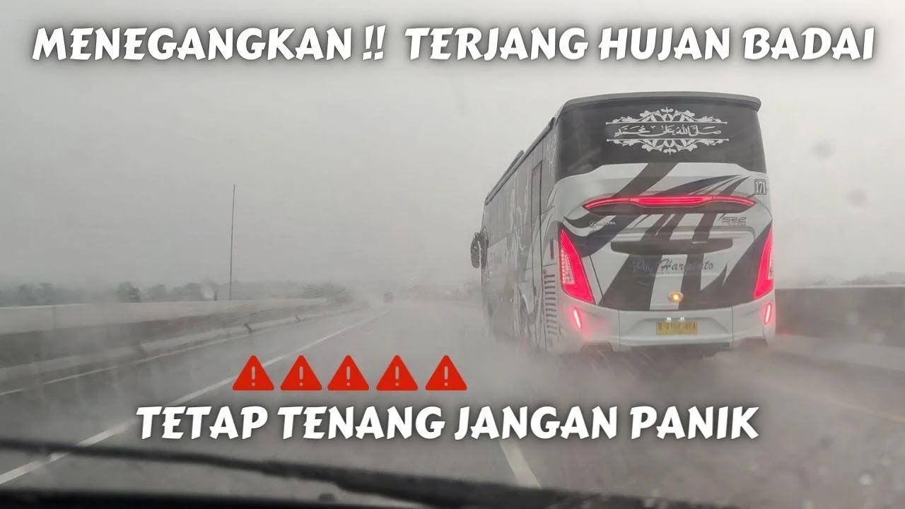 SKILL DEWA !! HARYANTO UNICORN TERJANG HUJAN BADAI