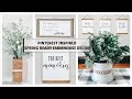 PINTEREST INSPIRED MODERN FARMHOUSE DECOR | SPRING READY DOLLAR TREE DIYS