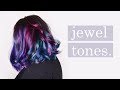 Jewel Tone Rainbow Hair