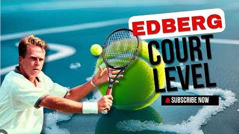 3 minutes of Stefan Edberg’s Artistry against the biggest hitters of his era!!