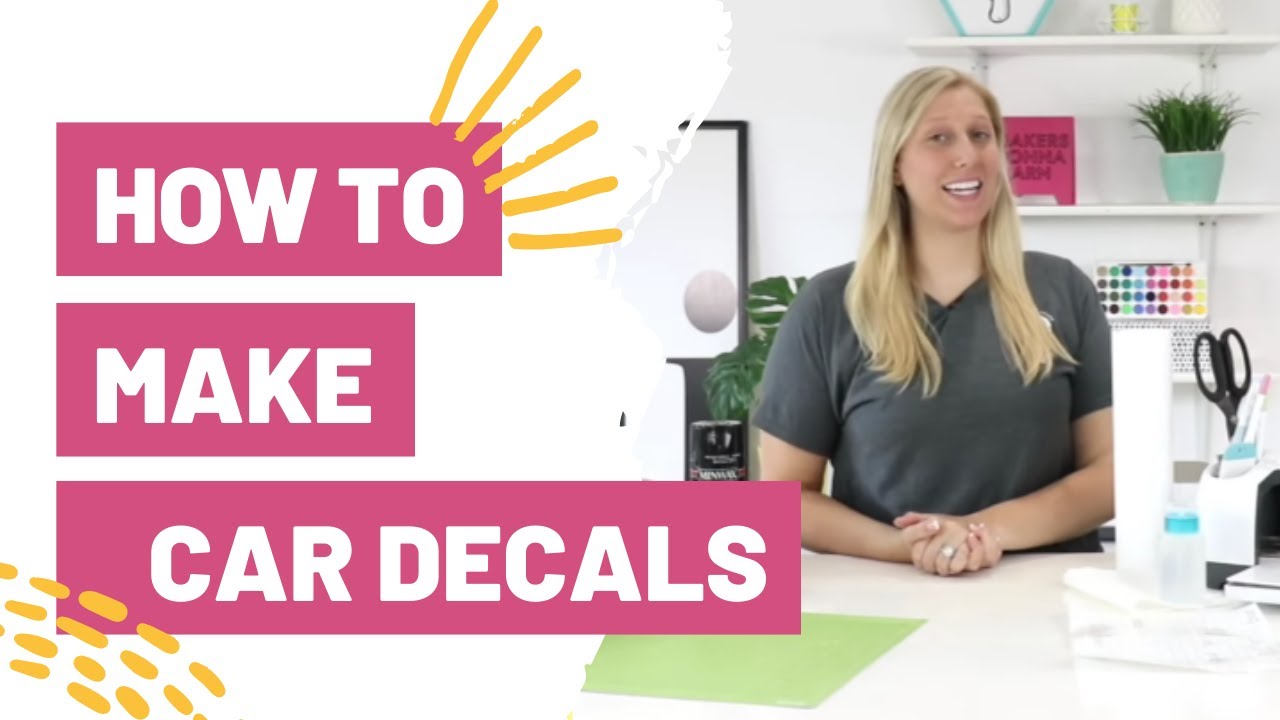 How To Make Car Decals With Cricut    vinyl and printable