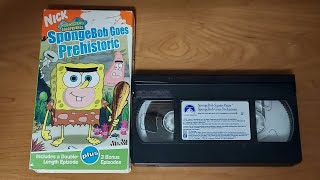 Closing Of SpongeBob SquarePants: SpongeBob Goes Prehistoric VHS From 2004