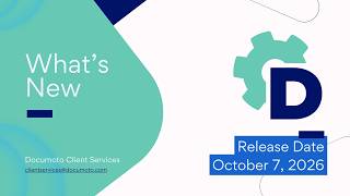 Documoto Release Notes - October 7, 2026