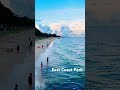 Soothing Waves on a Tropical Island Beach 🏝️ #natureshorts  #islandsingapore #singaporegeography