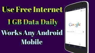 How To Use Free 3G/4G internet Any Android Phone 1 GB Data Daily Full Tutorial Hindi 100% Works screenshot 5