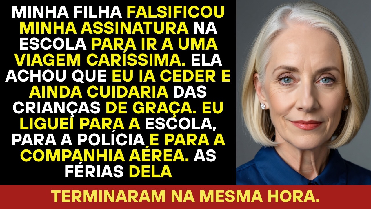 No Natal, minha filha gritou: “Você fica com as crianças!” e as deixou em perigo por uma viagem