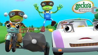 Help! Weasel Can’t Stop | Gecko's Garage 🚚 | Cartoons For Kids | Toddler Fun Learning