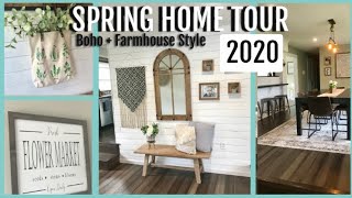 SPRING HOME DECOR 2020//BOHO+FARMHOUSE DECOR//THE SIMPLISTIC HOME