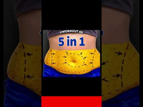 Day 1 - Flat Belly & Snatched Waist (5-In-1 Lazy Girl Workout)