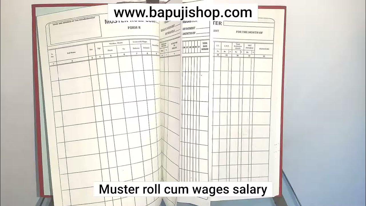 new-muster-roll-register-payrollmanagement-salaryincrease-youtube
