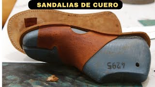 Cómo HACER Sandalias de CUERO para hombre LEATHER