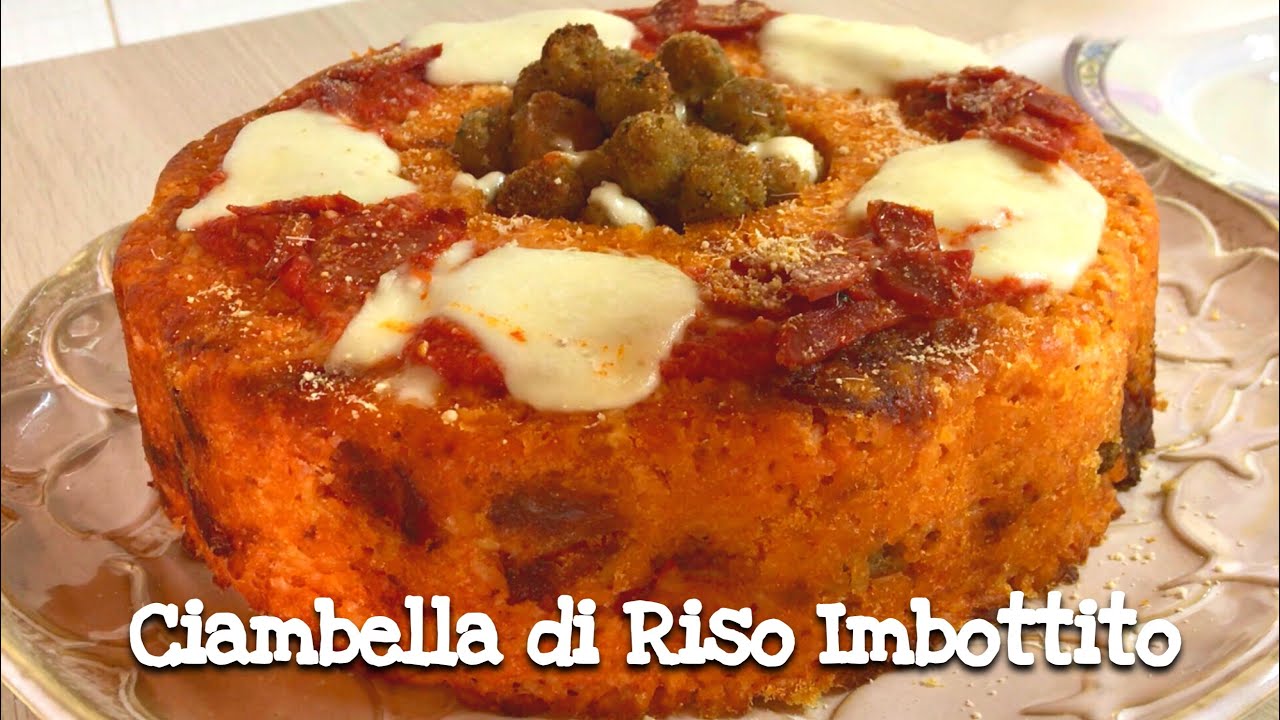 CIAMBELLA DI RISO IMBOTTITO con Polpette ricetta facile - Tutti a tavola
