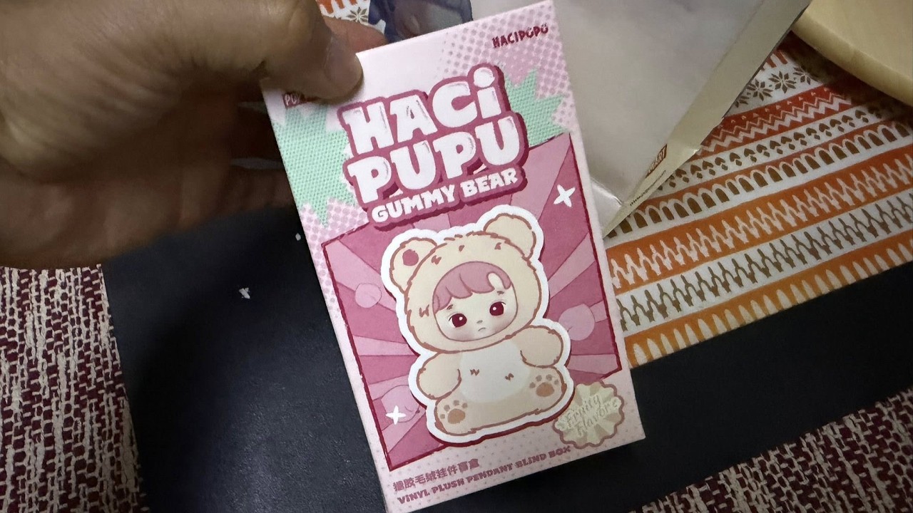 Unboxing Pop Mart Hacipupu Gummy Bear Series-Vinyl Plush Pendant Blind Box 