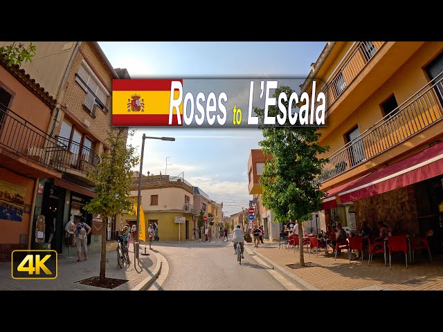 Driving from Roses to L’Escala in Catalonia, Spain 🇪🇸